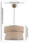 Opviq Coral Conic Lámpara de Araña Beige